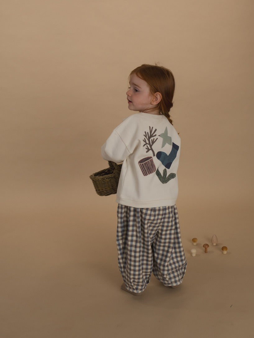 【organic zoo】Forest Song Sweatshirt Undyed スウェット 6-12M,1-2Y,2-3Y,3-4Y,4-5Y  | Coucoubebe/ククベベ