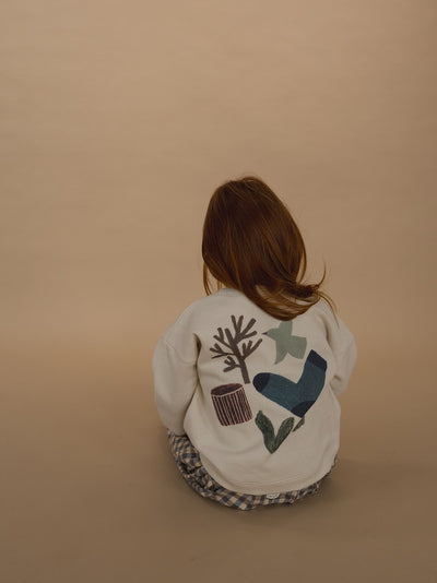 【organic zoo】Forest Song Sweatshirt Undyed スウェット 6-12M,1-2Y,2-3Y,3-4Y,4-5Y（Sub Image-15） | Coucoubebe/ククベベ