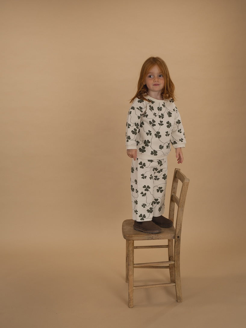 【organic zoo】Clover Wide Leg Pants Undyed パンツ 6-12M,1-2Y,2-3Y,3-4Y,4-5Y  | Coucoubebe/ククベベ
