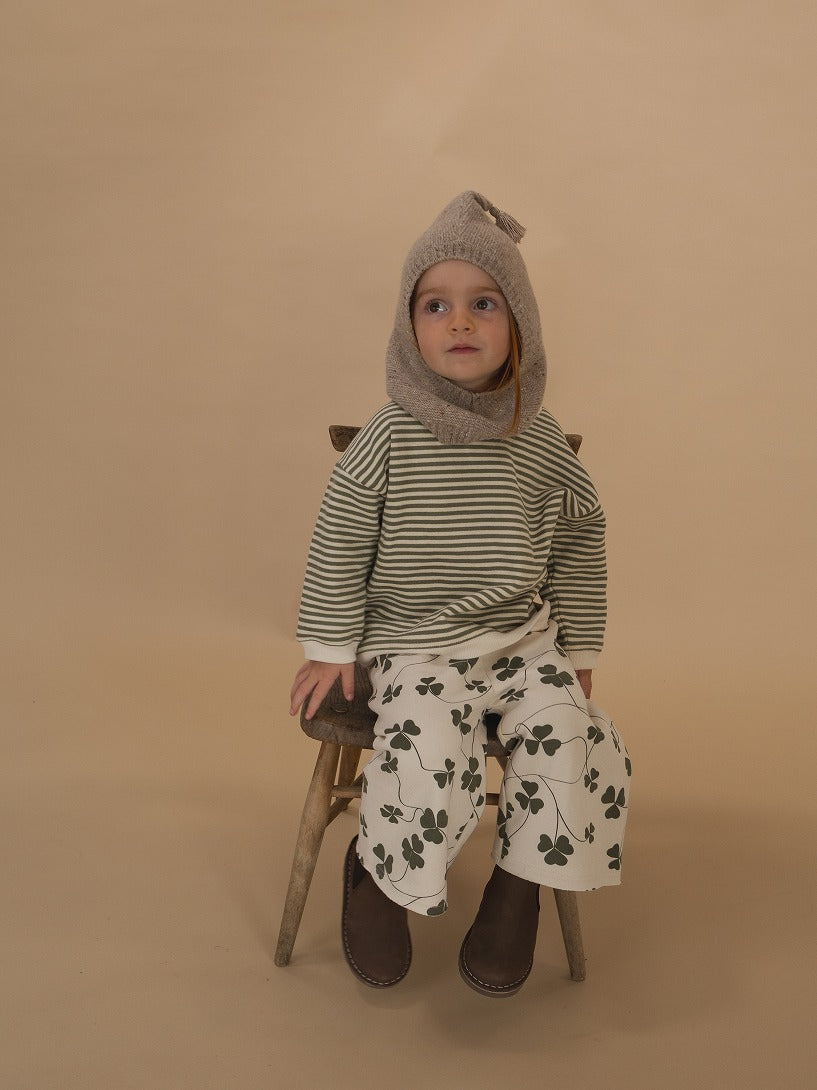 【organic zoo】Clover Wide Leg Pants Undyed パンツ 6-12M,1-2Y,2-3Y,3-4Y,4-5Y  | Coucoubebe/ククベベ