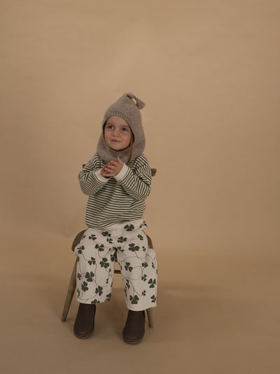 【organic zoo】Clover Wide Leg Pants Undyed パンツ 6-12M,1-2Y,2-3Y,3-4Y,4-5Y（Sub Image-8） | Coucoubebe/ククベベ