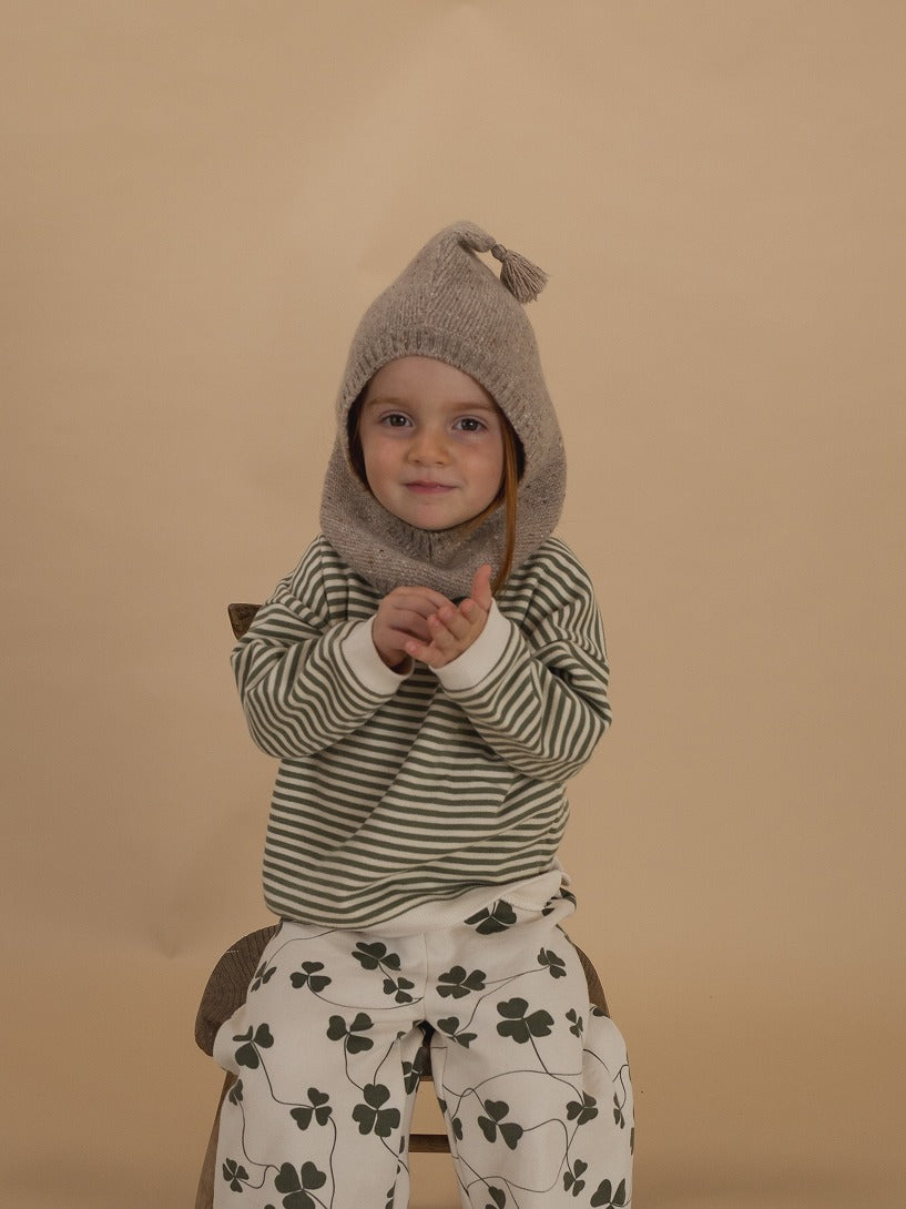 【organic zoo】Fern Stripes Sweatshirt スウェット 6-12M,1-2Y,2-3Y,3-4Y  | Coucoubebe/ククベベ
