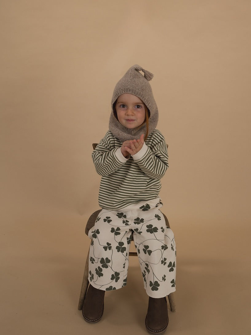 【organic zoo】Clover Wide Leg Pants Undyed パンツ 6-12M,1-2Y,2-3Y,3-4Y,4-5Y  | Coucoubebe/ククベベ