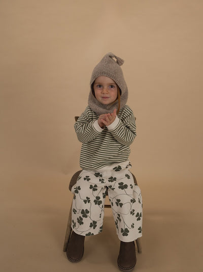 【organic zoo】Clover Wide Leg Pants Undyed パンツ 6-12M,1-2Y,2-3Y,3-4Y,4-5Y（Sub Image-9） | Coucoubebe/ククベベ