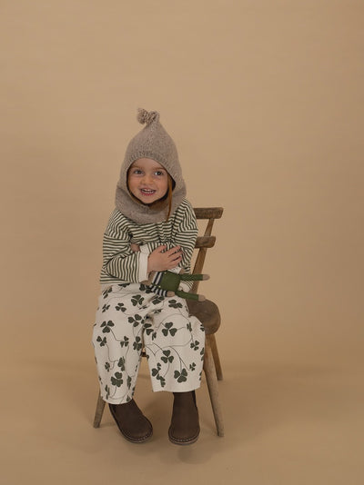 【organic zoo】Clover Wide Leg Pants Undyed パンツ 6-12M,1-2Y,2-3Y,3-4Y,4-5Y（Sub Image-11） | Coucoubebe/ククベベ