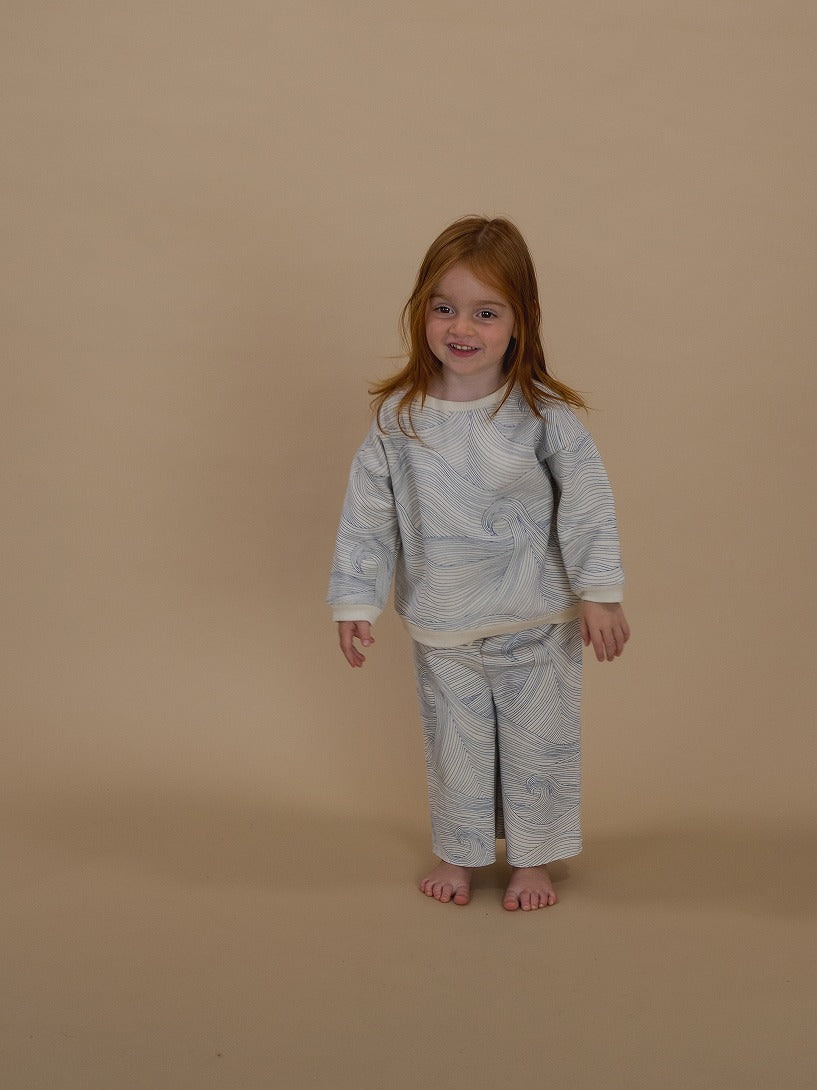 【organic zoo】Seascape Wide Leg Pants Undyed パンツ 6-12M,1-2Y,2-3Y,3-4Y,4-5Y  | Coucoubebe/ククベベ