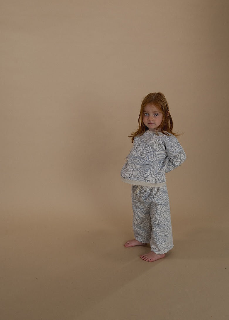 【organic zoo】Seascape Wide Leg Pants Undyed パンツ 6-12M,1-2Y,2-3Y,3-4Y,4-5Y  | Coucoubebe/ククベベ