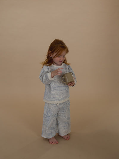 【organic zoo】Seascape Wide Leg Pants Undyed パンツ 6-12M,1-2Y,2-3Y,3-4Y,4-5Y（Sub Image-11） | Coucoubebe/ククベベ