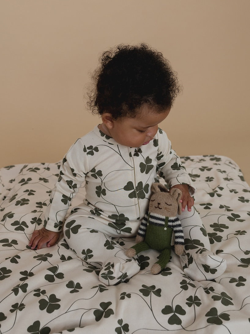 【organic zoo】Clover Reversible Blanket Undyed ブランケット  | Coucoubebe/ククベベ