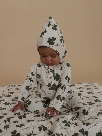 【organic zoo】Clover Pixie Bonnet Undyed 帽子 0-3M,3-6M,6-12M（Sub Image-4） | Coucoubebe/ククベベ