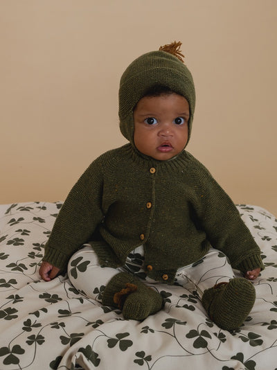【organic zoo】Clover Zip Sleepsuit  Undyed ロンパース 0-3M,3-6M,6-12M（Sub Image-12） | Coucoubebe/ククベベ