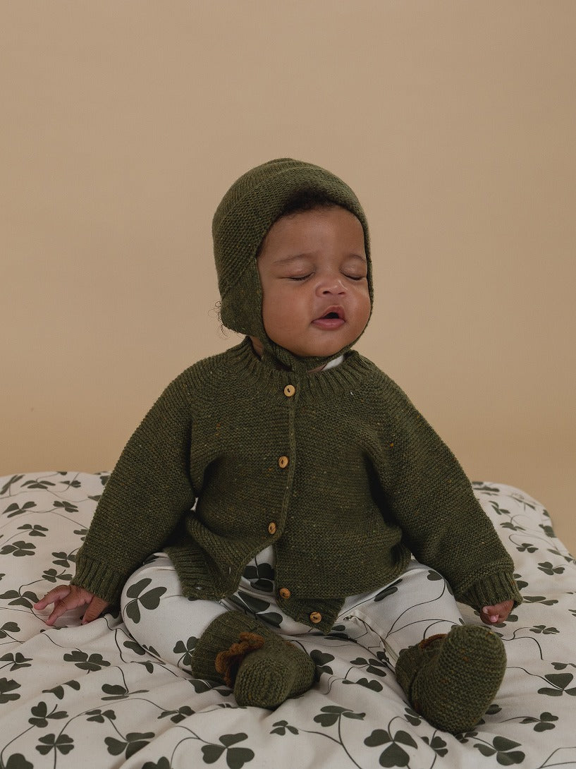 【organic zoo】Clover Zip Sleepsuit  Undyed ロンパース 0-3M,3-6M,6-12M  | Coucoubebe/ククベベ