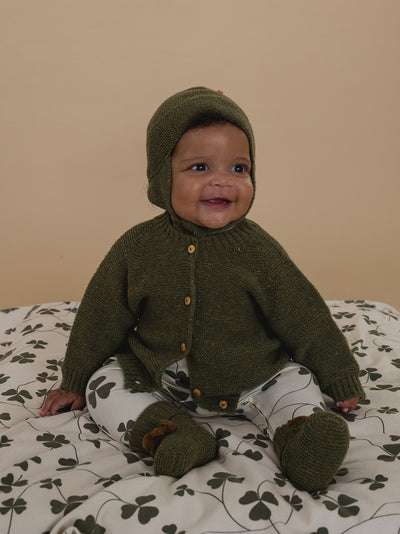 【organic zoo】Clover Zip Sleepsuit  Undyed ロンパース 0-3M,3-6M,6-12M（Sub Image-14） | Coucoubebe/ククベベ