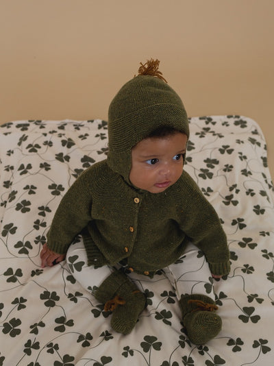 【organic zoo】Clover Reversible Blanket Undyed ブランケット（Sub Image-7） | Coucoubebe/ククベベ