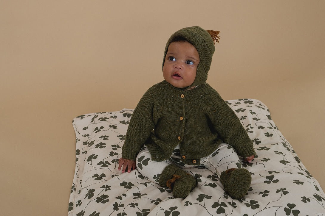 【organic zoo】Clover Reversible Blanket Undyed ブランケット  | Coucoubebe/ククベベ