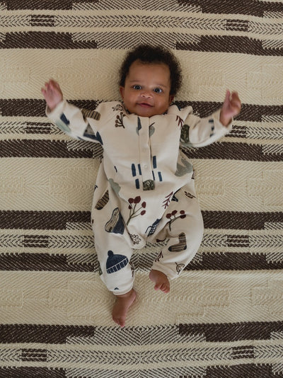 【organic zoo】Cosy Wild Onesie Undyed ロンパース 3-6M,6-12M,1-2Y（Sub Image-4） | Coucoubebe/ククベベ