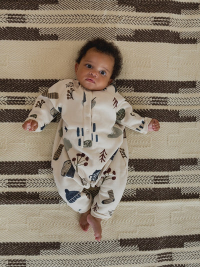 【organic zoo】Cosy Wild Onesie Undyed ロンパース 3-6M,6-12M,1-2Y（Sub Image-8） | Coucoubebe/ククベベ