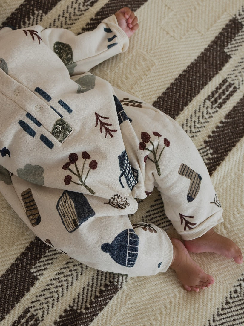 【organic zoo】Cosy Wild Onesie Undyed ロンパース 3-6M,6-12M,1-2Y  | Coucoubebe/ククベベ