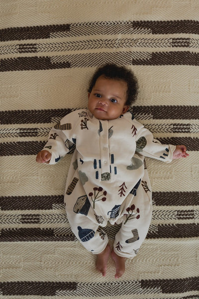 【organic zoo】Cosy Wild Onesie Undyed ロンパース 3-6M,6-12M,1-2Y（Sub Image-10） | Coucoubebe/ククベベ