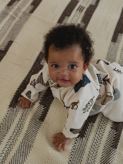 【organic zoo】Cosy Wild Onesie Undyed ロンパース 3-6M,6-12M,1-2Y（Sub Image-12） | Coucoubebe/ククベベ