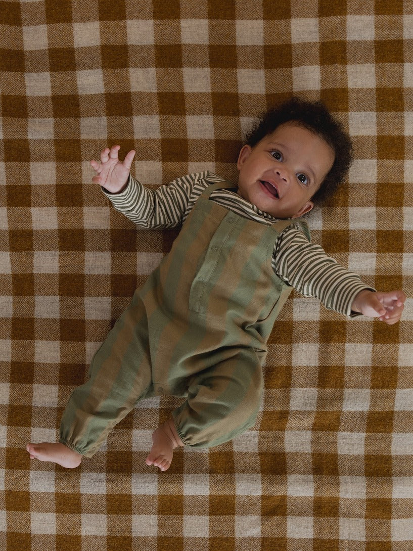 【organic zoo】Fern Stripes Base Layer Set ベースレイヤーセット 6-12M,1-2Y,2-3Y,3-4Y  | Coucoubebe/ククベベ