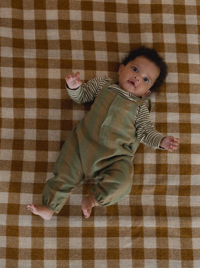 【organic zoo】Woodland Stripes Salopette サロペット 3-6M,6-12M（Sub Image-5） | Coucoubebe/ククベベ