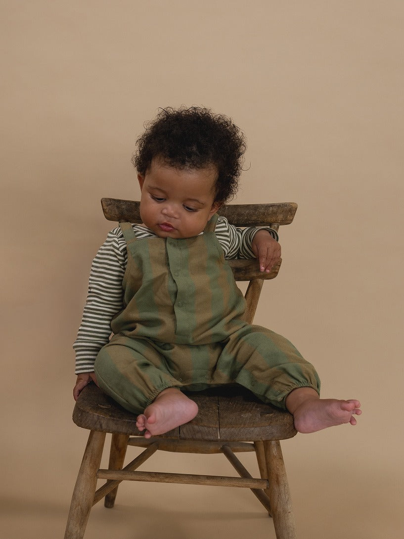 【organic zoo】Fern Stripes Base Layer Set ベースレイヤーセット 6-12M,1-2Y,2-3Y,3-4Y  | Coucoubebe/ククベベ