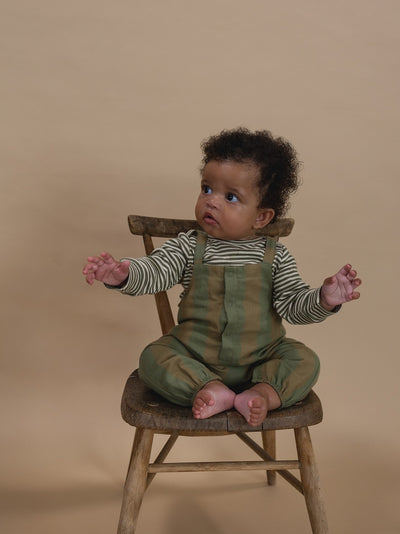 【organic zoo】Woodland Stripes Salopette サロペット 3-6M,6-12M（Sub Image-10） | Coucoubebe/ククベベ