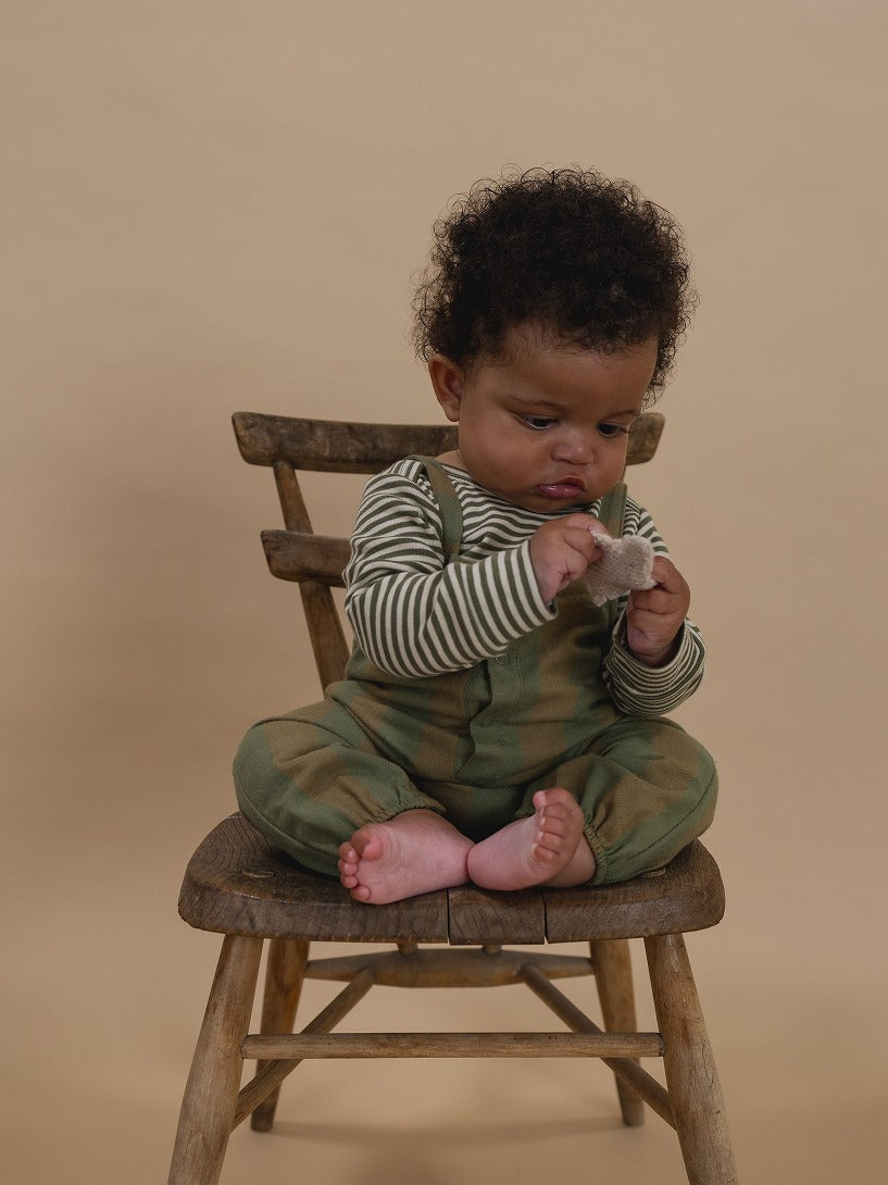 【organic zoo】Woodland Stripes Salopette サロペット 3-6M,6-12M  | Coucoubebe/ククベベ