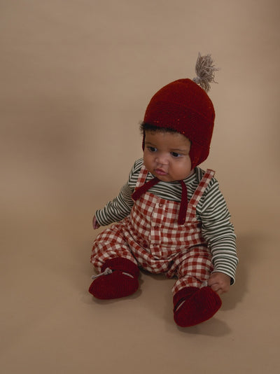 【organic zoo】Paprika Gingham Salopette サロペット 3-6M,6-12M（Sub Image-11） | Coucoubebe/ククベベ