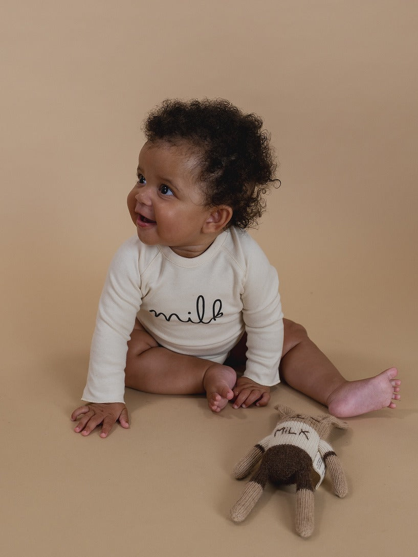 【organic zoo】Undyed Milk Bodysuit ロンパース NB,0-3M,3-6M,6-12M  | Coucoubebe/ククベベ