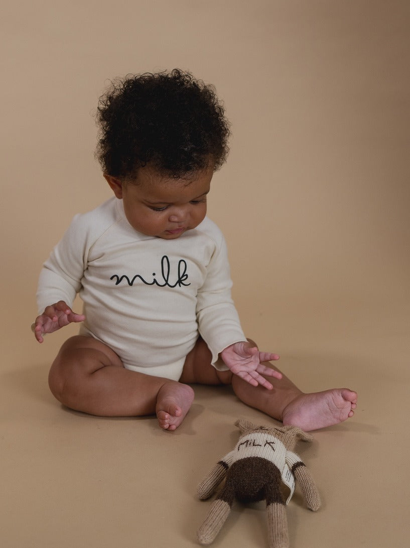 【organic zoo】Undyed Milk Bodysuit ロンパース NB,0-3M,3-6M,6-12M  | Coucoubebe/ククベベ