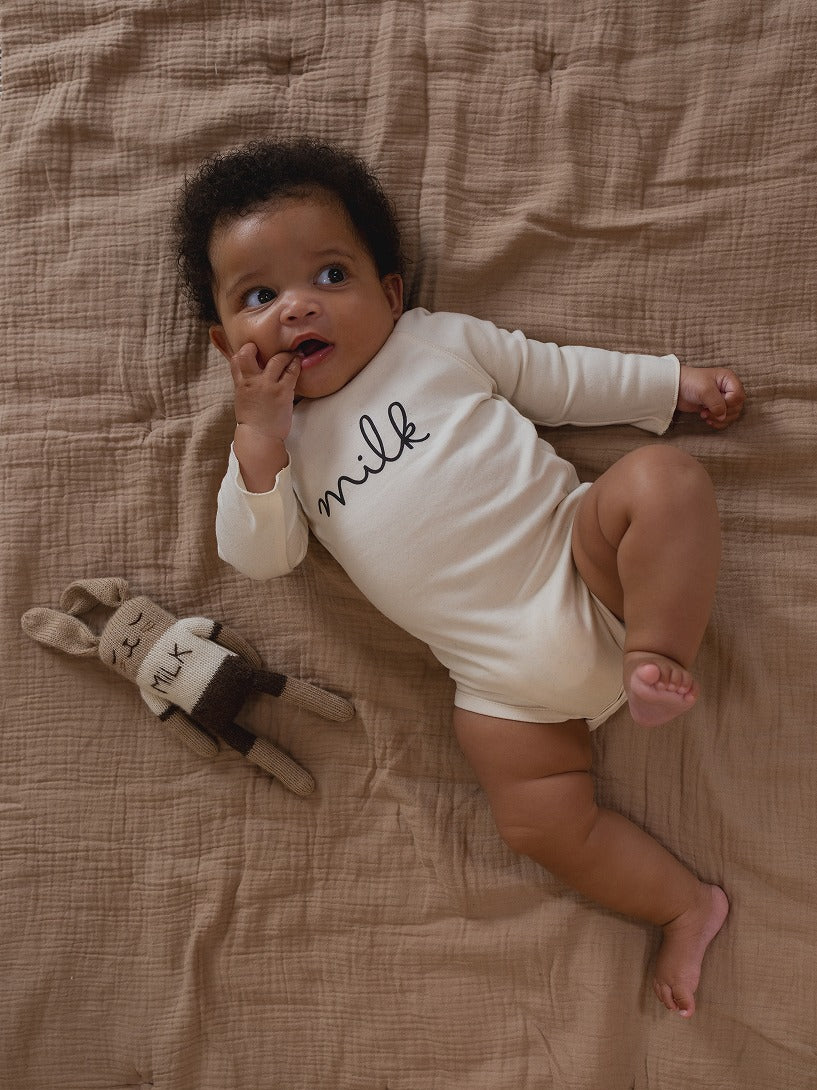 【organic zoo】Undyed Milk Bodysuit ロンパース NB,0-3M,3-6M,6-12M  | Coucoubebe/ククベベ