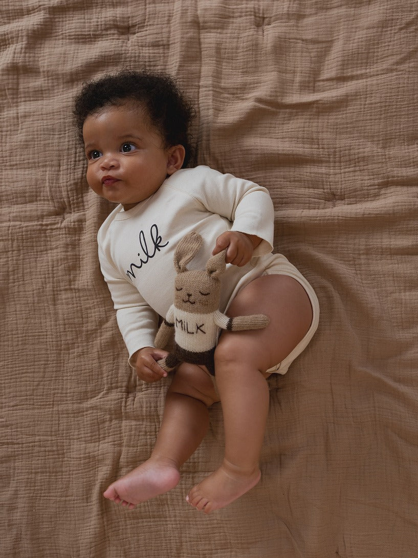 【organic zoo】Undyed Milk Bodysuit ロンパース NB,0-3M,3-6M,6-12M  | Coucoubebe/ククベベ