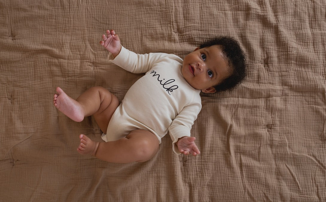 【organic zoo】Undyed Milk Bodysuit ロンパース NB,0-3M,3-6M,6-12M  | Coucoubebe/ククベベ