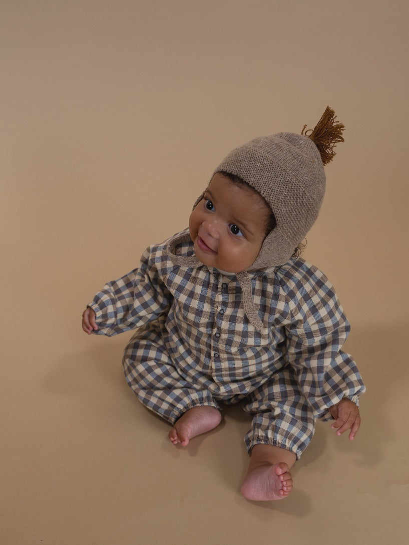 【organic zoo】Shoreline Gingham Onesie ロンパース 0-3M,3-6M,6-12M  | Coucoubebe/ククベベ