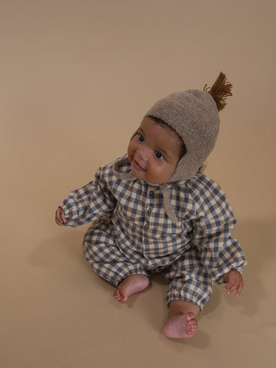【organic zoo】Shoreline Gingham Onesie ロンパース 0-3M,3-6M,6-12M（Sub Image-6） | Coucoubebe/ククベベ