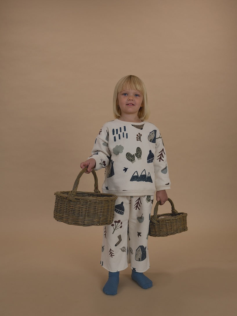 【organic zoo】Cosy Wild Sweatshirt Undyed スウェット 6-12M,1-2Y,2-3Y,3-4Y,4-5Y  | Coucoubebe/ククベベ