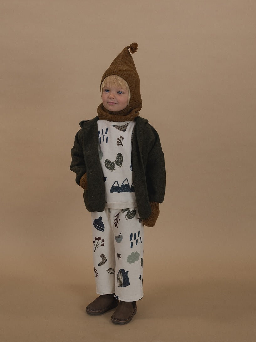【organic zoo】Cosy Wild Sweatshirt Undyed スウェット 6-12M,1-2Y,2-3Y,3-4Y,4-5Y  | Coucoubebe/ククベベ