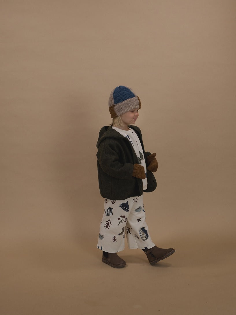 【organic zoo】Cosy Wild Wide Leg Pants Undyed パンツ 6-12M,1-2Y,2-3Y,3-4Y,4-5Y  | Coucoubebe/ククベベ