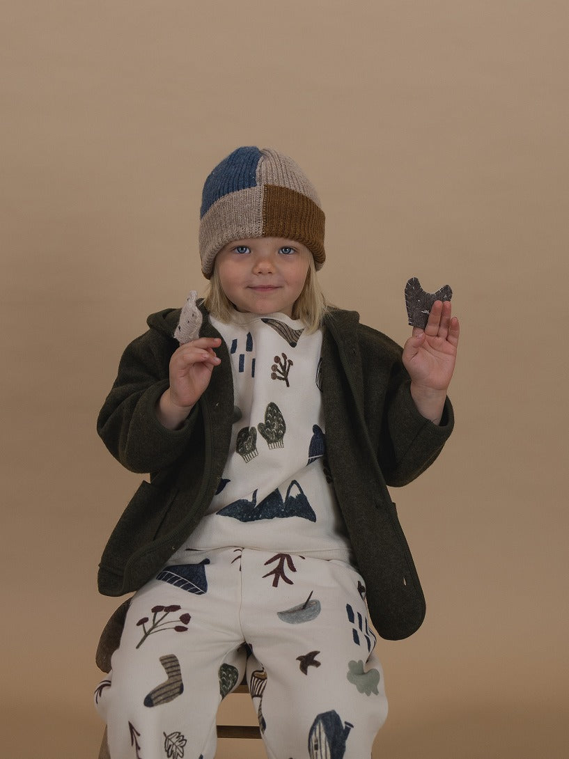 【organic zoo】Cosy Wild Sweatshirt Undyed スウェット 6-12M,1-2Y,2-3Y,3-4Y,4-5Y  | Coucoubebe/ククベベ