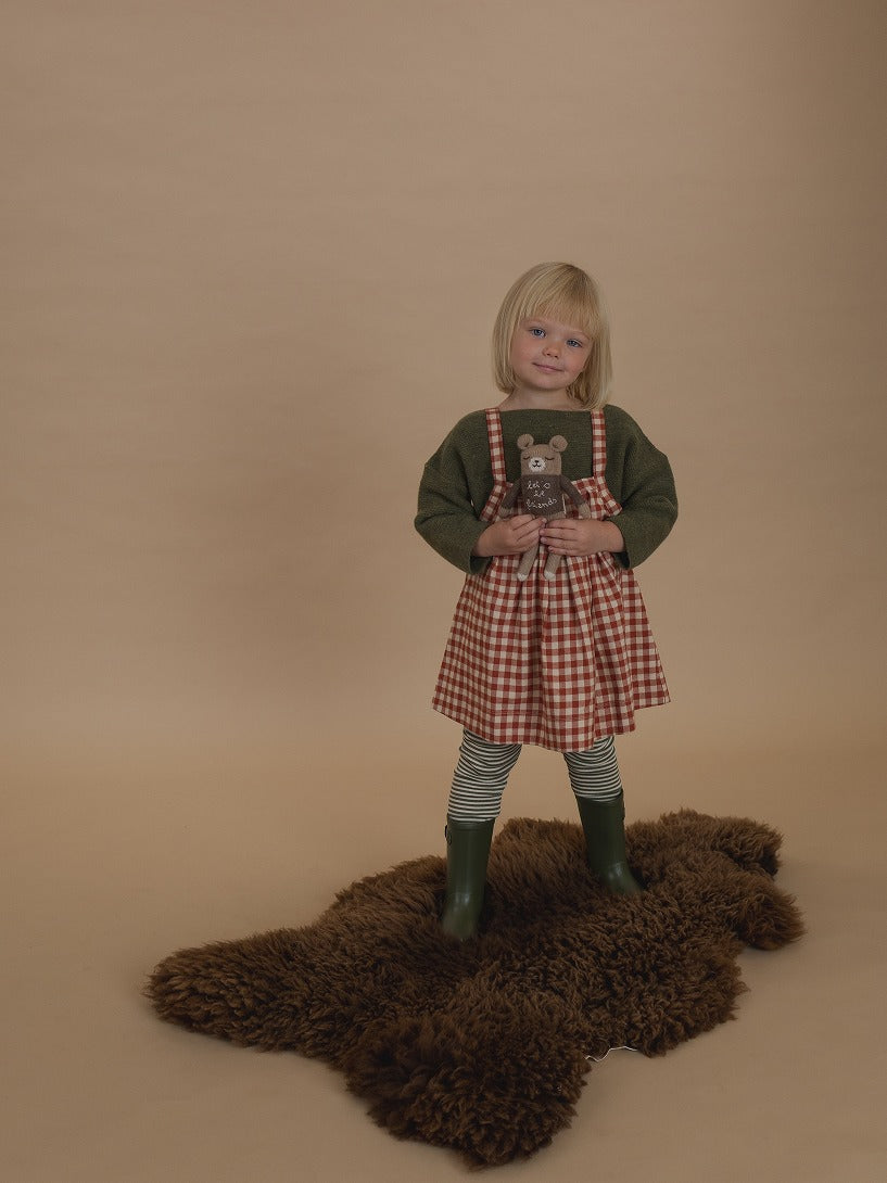 【organic zoo】Paprika Gingham Tribe Skirt スカート 1-2Y,2-3Y,3-4Y  | Coucoubebe/ククベベ