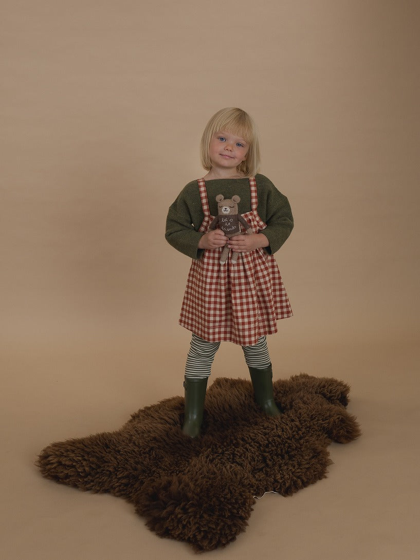 【organic zoo】Paprika Gingham Tribe Skirt スカート 1-2Y,2-3Y,3-4Y  | Coucoubebe/ククベベ
