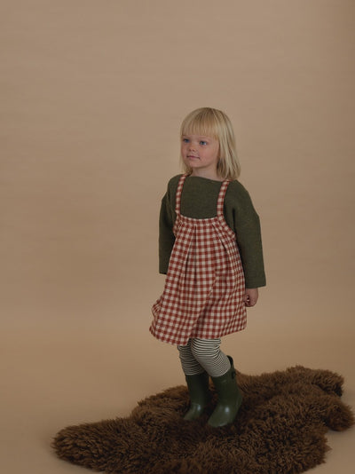【organic zoo】Paprika Gingham Tribe Skirt スカート 1-2Y,2-3Y,3-4Y（Sub Image-6） | Coucoubebe/ククベベ