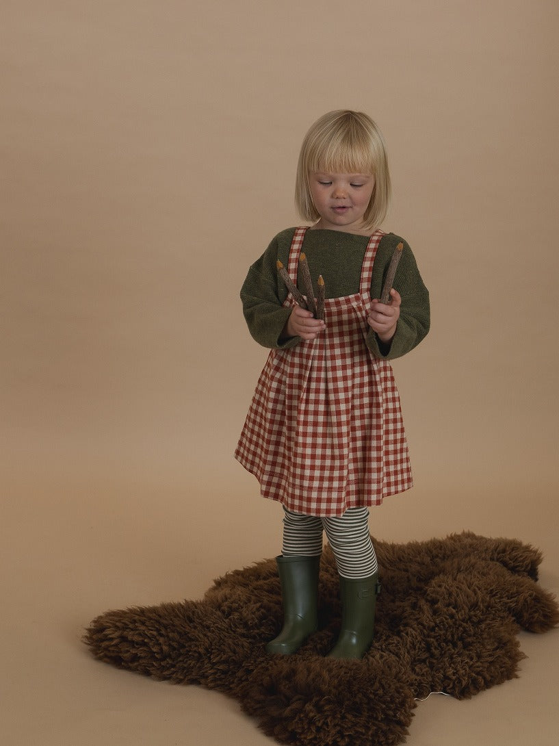 【organic zoo】Paprika Gingham Tribe Skirt スカート 1-2Y,2-3Y,3-4Y  | Coucoubebe/ククベベ