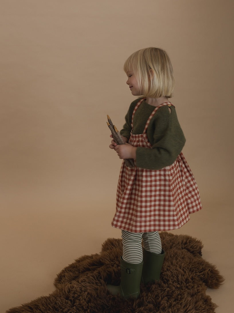 【organic zoo】Fern Stripes Base Layer Set ベースレイヤーセット 6-12M,1-2Y,2-3Y,3-4Y  | Coucoubebe/ククベベ