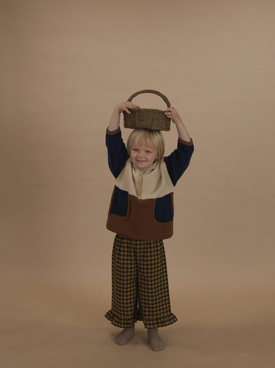 【organic zoo】Blueberry Gingham Frill Culottes パンツ 1-2Y,2-3Y,3-4Y（Sub Image-8） | Coucoubebe/ククベベ