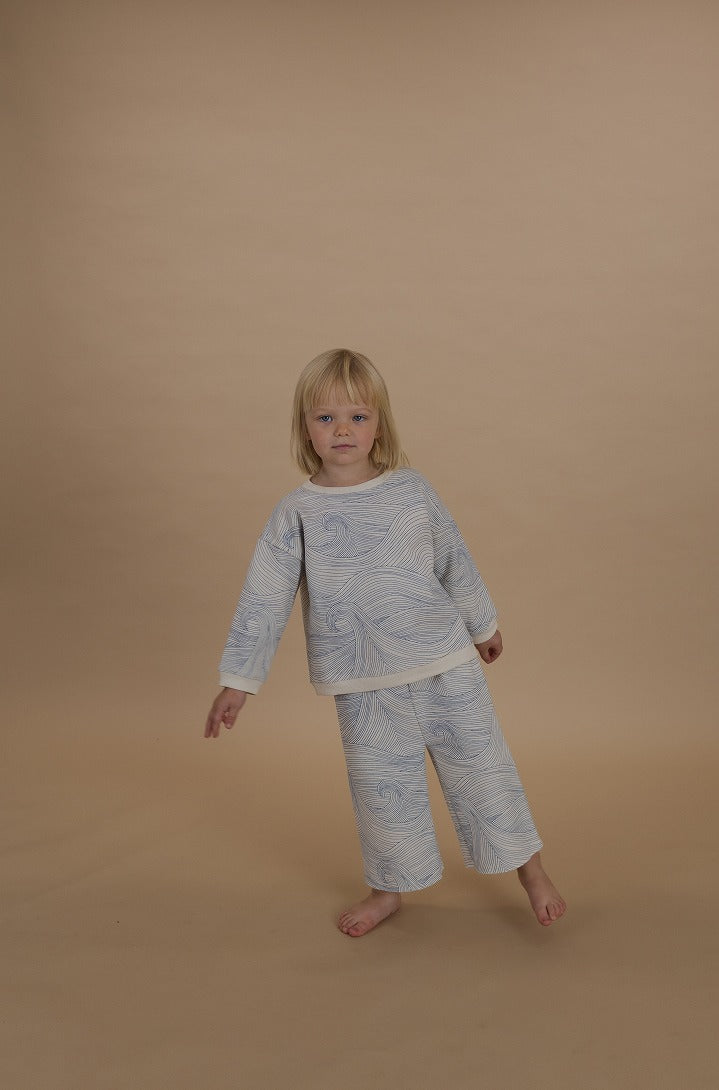 【organic zoo】Seascape Wide Leg Pants Undyed パンツ 6-12M,1-2Y,2-3Y,3-4Y,4-5Y  | Coucoubebe/ククベベ