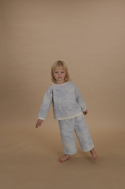 【organic zoo】Seascape Wide Leg Pants Undyed パンツ 6-12M,1-2Y,2-3Y,3-4Y,4-5Y（Sub Image-14） | Coucoubebe/ククベベ
