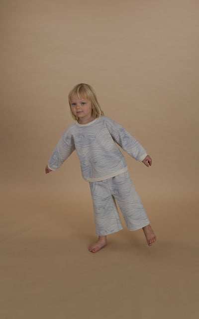 【organic zoo】Seascape Wide Leg Pants Undyed パンツ 6-12M,1-2Y,2-3Y,3-4Y,4-5Y（Sub Image-15） | Coucoubebe/ククベベ